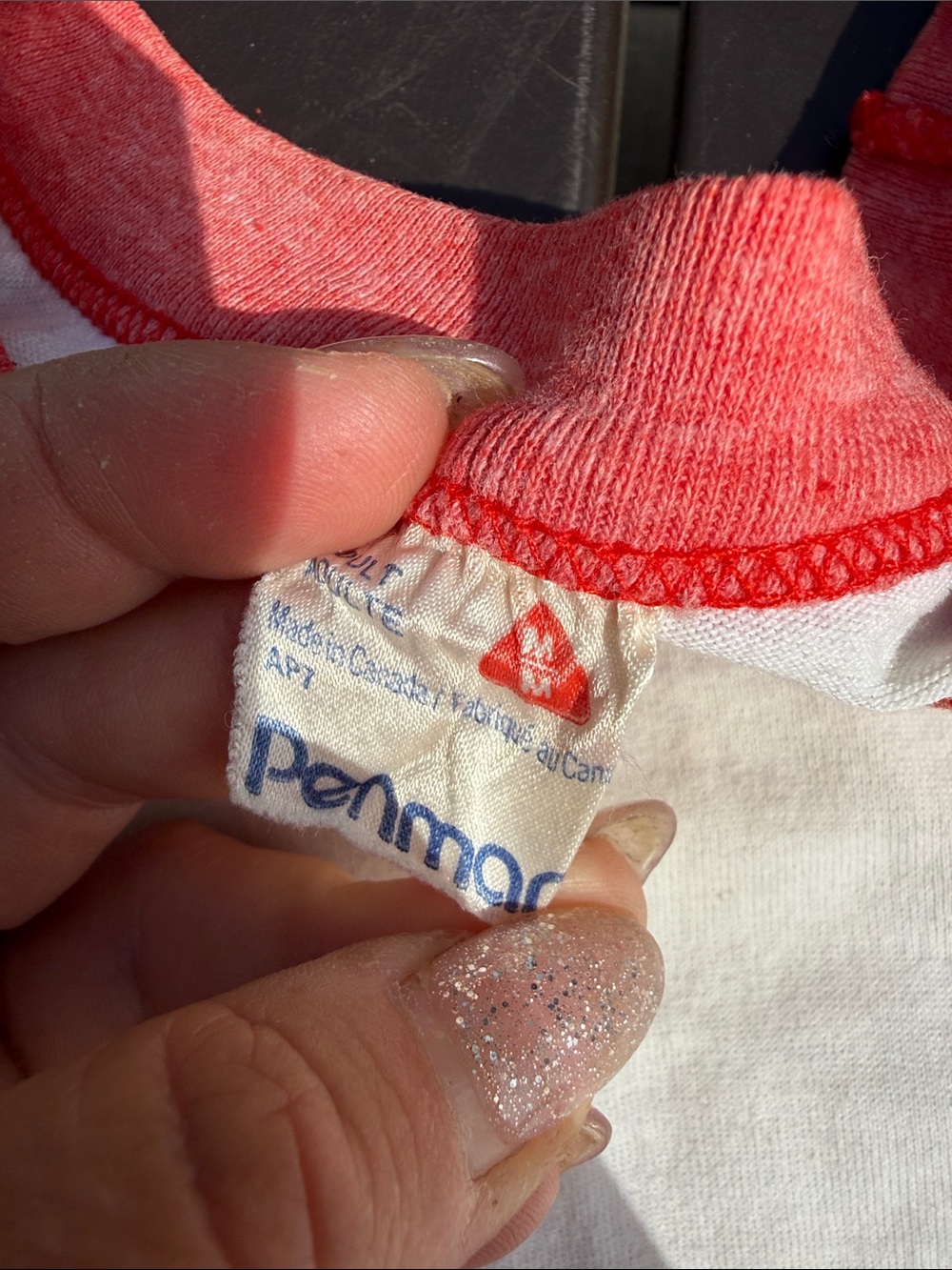 Vintage Playgirls 70s Penmans "Gillam" Baseball Tee | Canadian Single Stitch M - Picture 5 of 7